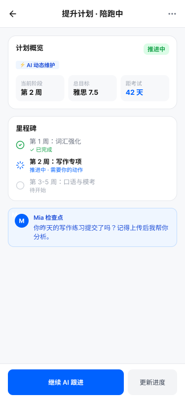 Shell AI 留学助手界面